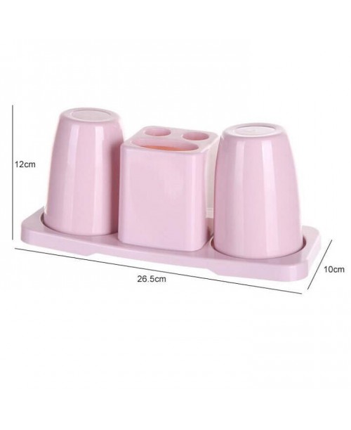Hộp đựng bàn chải và kem đánh răng (Tặng kèm 2 cốc)